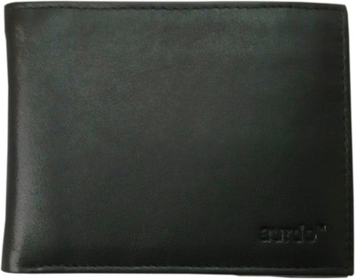 

AurDo Men Black Genuine Leather Wallet(4 Card Slots)