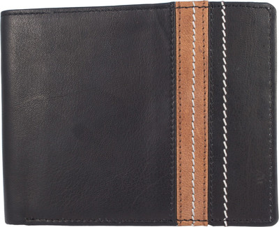 

Accezory Men Black Artificial Leather Wallet(8 Card Slots)