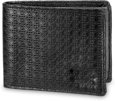 

TSX Men Black Artificial Leather Wallet(5 Card Slots)
