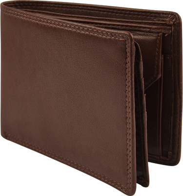 

Death by Color Men Brown Genuine Leather Wallet(7 Card Slots)