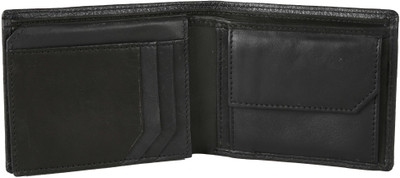 

Regnum Men Black Genuine Leather Wallet(7 Card Slots)
