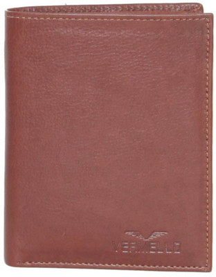 

Vermello Men Tan Artificial Leather Wallet(8 Card Slots)