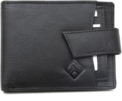 

Giani Bernard Men Black Genuine Leather Wallet(6 Card Slots), Black-01