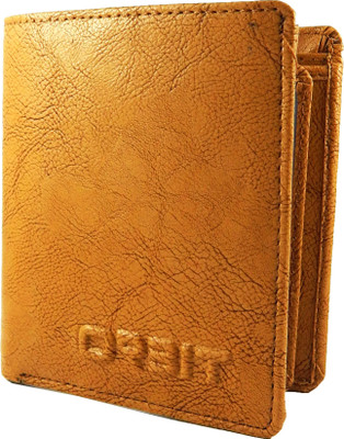 

Orbit Men Beige Genuine Leather Wallet(7 Card Slots), Rust