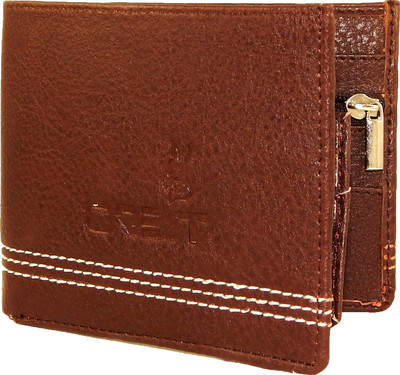 

Orbit Men Brown Genuine Leather Wallet(7 Card Slots)
