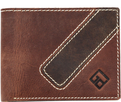 

Giani Bernard Men Brown Genuine Leather Wallet(3 Card Slots), Brown-02