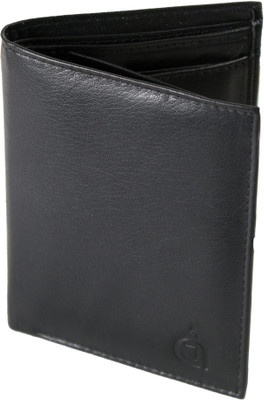 

AzraJamil Men Casual, Formal Black Genuine Leather Wallet(6 Card Slots), Black-050002