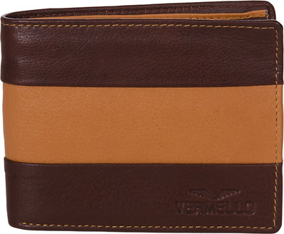 

Vermello Men Brown Artificial Leather Wallet(6 Card Slots)
