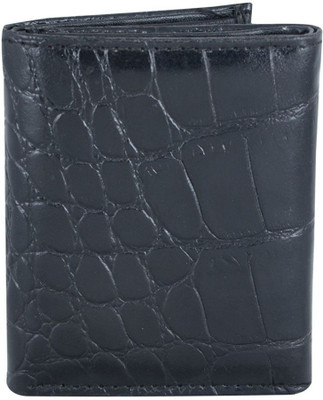

HolBoro Men Black Genuine Leather Wallet(6 Card Slots), Black-1