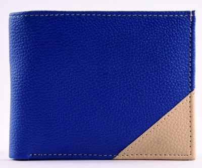 

Mtuggar Men Blue Artificial Leather Wallet(4 Card Slots)