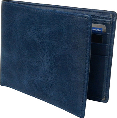 

NUKAICHAU Boys Blue Artificial Leather Wallet(6 Card Slots), Blu 6