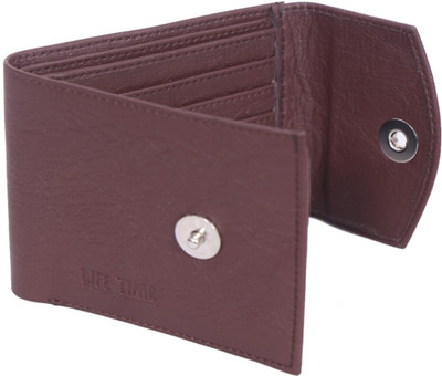 

Lifetime Men Brown Artificial Leather Wallet(6 Card Slots)