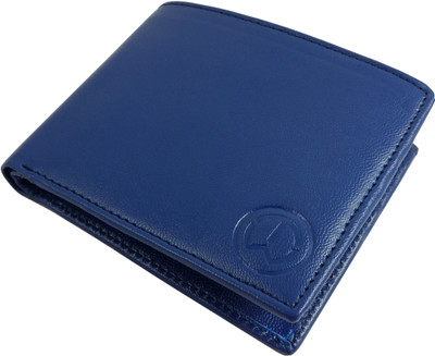 

SA Enterprises Men Blue Artificial Leather Wallet(8 Card Slots)
