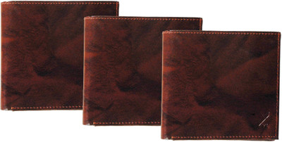 

AANIA HAUTE Boys Brown Genuine Leather Wallet(3 Card Slots), Brown 05
