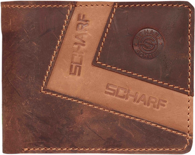 

Scharf Men Multicolor Genuine Leather Wallet(9 Card Slots), Brown-57