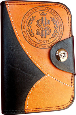 

Bovis Men Brown Artificial Leather Wallet(16 Card Slots)
