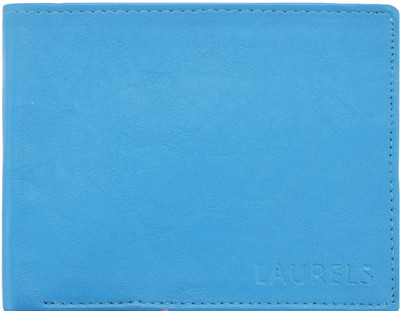 

Laurels Men Blue Artificial Leather Wallet(6 Card Slots)