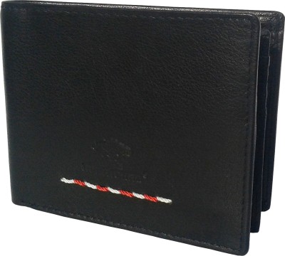 

NUKAICHAU Men Black Genuine Leather Wallet(7 Card Slots), Blk 7