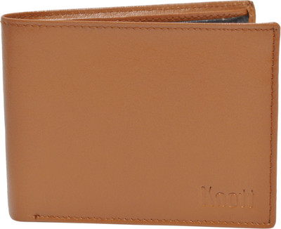 

Knott Men Tan Genuine Leather Wallet(5 Card Slots), Tan-02