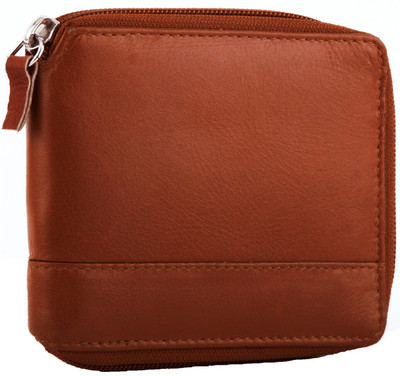 

WildHide Men Brown Genuine Leather Wallet(8 Card Slots)