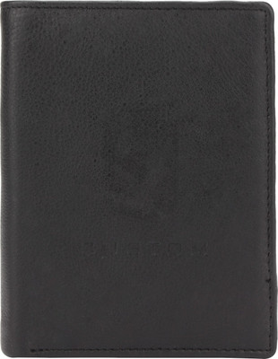 

Ananya Men Black Genuine Leather Wallet(12 Card Slots), Cu black-009