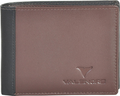 

VALENORE Men Brown Genuine Leather Wallet(6 Card Slots)
