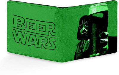 

ShopMantra Men Casual, Evening/Party Green Genuine Leather, Canvas Wallet(5 Card Slots)