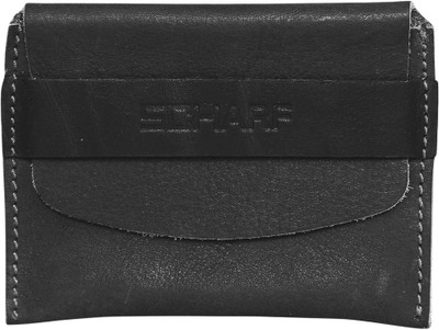 

Scharf Men Black Genuine Leather Card Holder(6 Card Slots), Black-mwa55