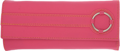 

Cuddle Girls Pink Fabric Wallet(4 Card Slots), Baby pink