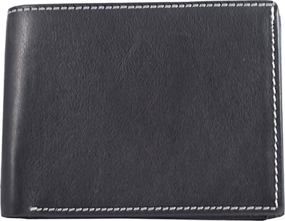 

Accezory Men Black Artificial Leather Wallet(7 Card Slots)