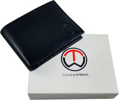 

SA Enterprises Men Casual, Formal Black Genuine Leather Wallet(3 Card Slots)