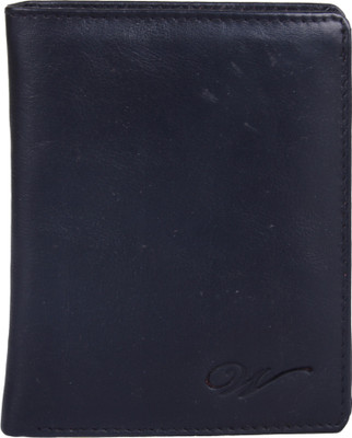 

Reezus Men Black Genuine Leather Wallet(5 Card Slots)