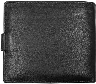 

Easi Product Men Black Genuine Leather Wallet(8 Card Slots)