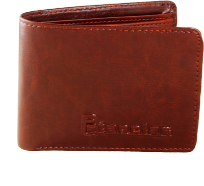 

ESTANCIAS Men Brown Artificial Leather Wallet(3 Card Slots)