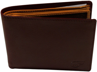 

The Purple Marke Men Brown Artificial Leather Wallet(9 Card Slots)