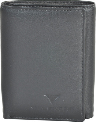 

VALENORE Men Black Genuine Leather Wallet(4 Card Slots)