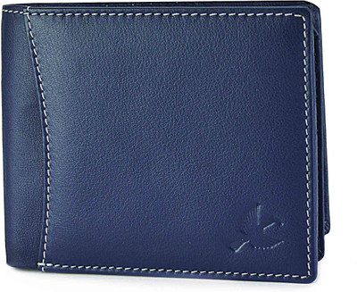 

Hornbull Men Casual Blue Genuine Leather Wallet(11 Card Slots), Navy
