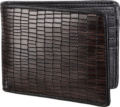 

TSX Men Black Artificial Leather Wallet(10 Card Slots)