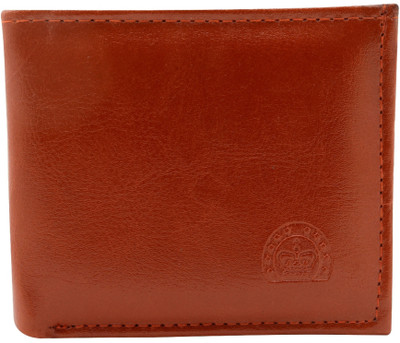 

Roylsace Men Brown Genuine Leather Wallet(4 Card Slots)