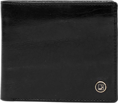 

Da Milano Men Black Genuine Leather Wallet(5 Card Slots)