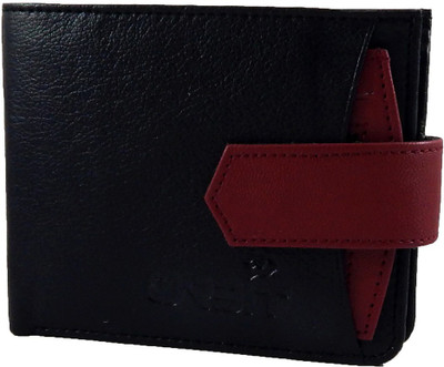 

Orbit Men Black, Red Genuine Leather Wallet(6 Card Slots)
