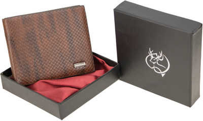 

Zeva Men Brown Artificial Leather Wallet(11 Card Slots)
