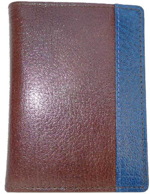 

Good Life Stuff Men Brown, Blue Genuine Leather Card Holder(14 Card Slots)