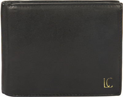 

Leder Concepts Men Black Genuine Leather Wallet(12 Card Slots)