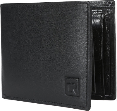 

Regnum Men Black Genuine Leather Wallet(6 Card Slots)