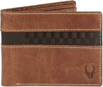 WildHorn Men Brown Genuine Leather Wallet(3 Card Slots)