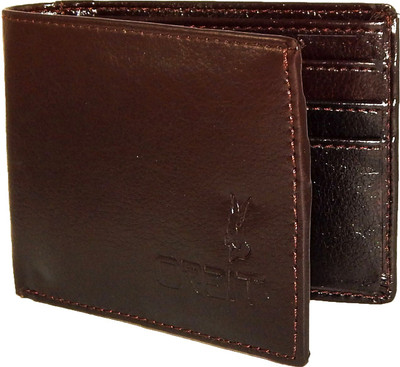 

Orbit Men Brown Genuine Leather Wallet(8 Card Slots)