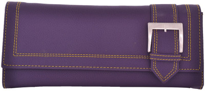

Cuddle Girls Casual, Formal, Travel, Trendy Multicolor Fabric Wallet(4 Card Slots), Purple