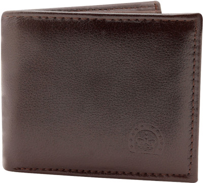 

Roylsace Men Brown Genuine Leather Wallet(4 Card Slots)