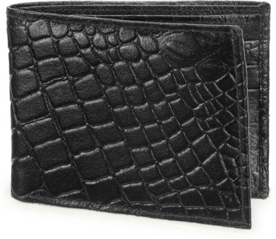 

Arum Men Black Genuine Leather Wallet(6 Card Slots)